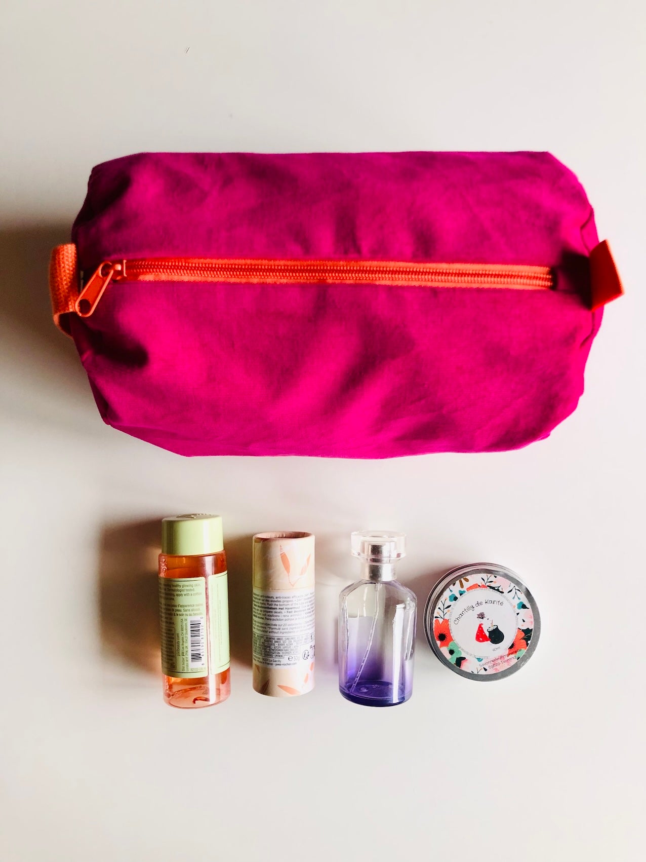 PIOLOU La Trousse de Toilette Trousse de toilette velours PM 20 x 12 cm