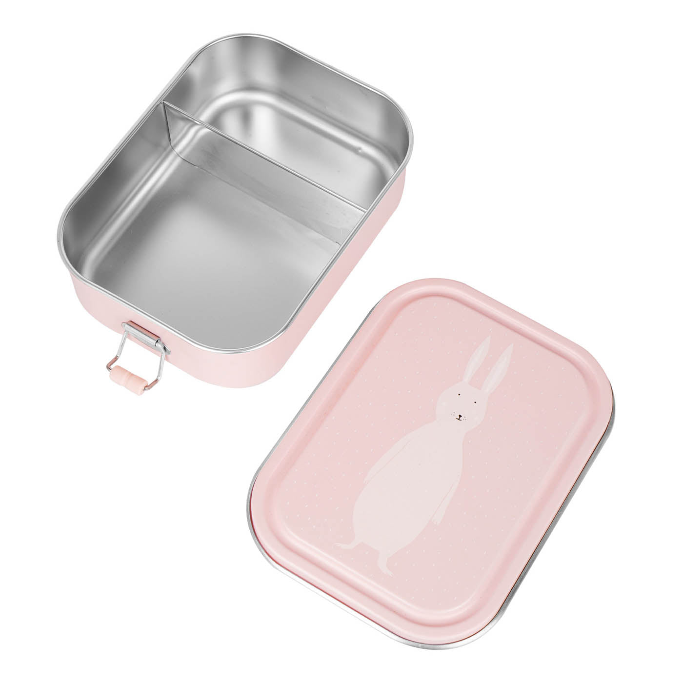 Trixie Baby Boîtes à goûter et boîtes repas Boîte repas grande Mrs. Rabbit boîte inox