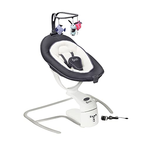 Babymoov Swoon Motion balancelle électrique Zinc avec assise rotative