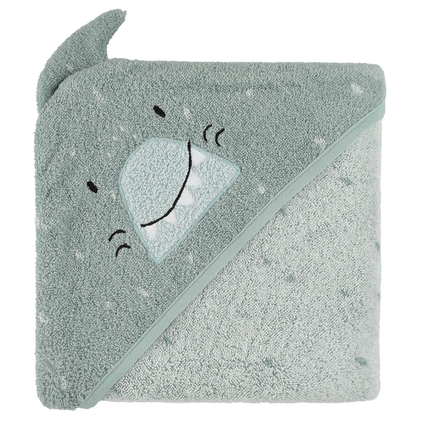 Trixie Baby Capes de bain Cape de bain 75x75 cm Mr. Shark coton bio