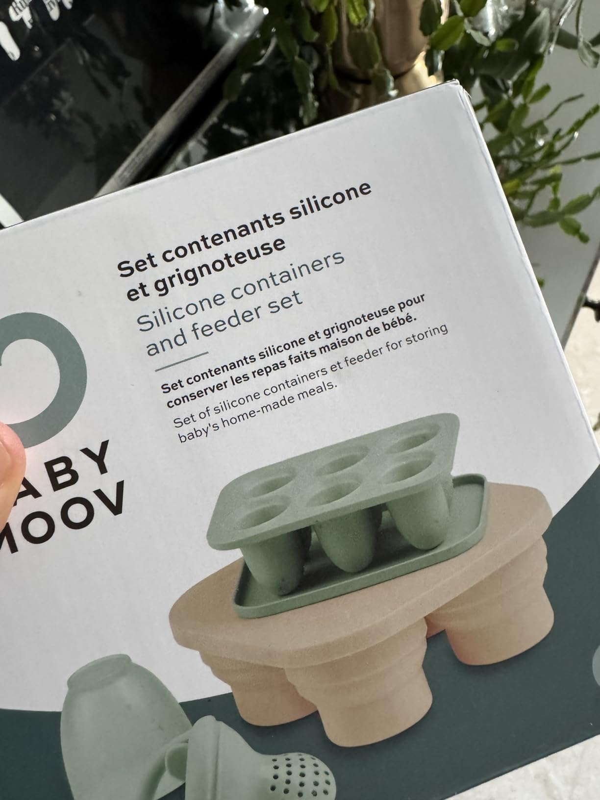 Babymoov Isy / Babybols coffret bacs à glaçons bébé et grignoteuse silicone