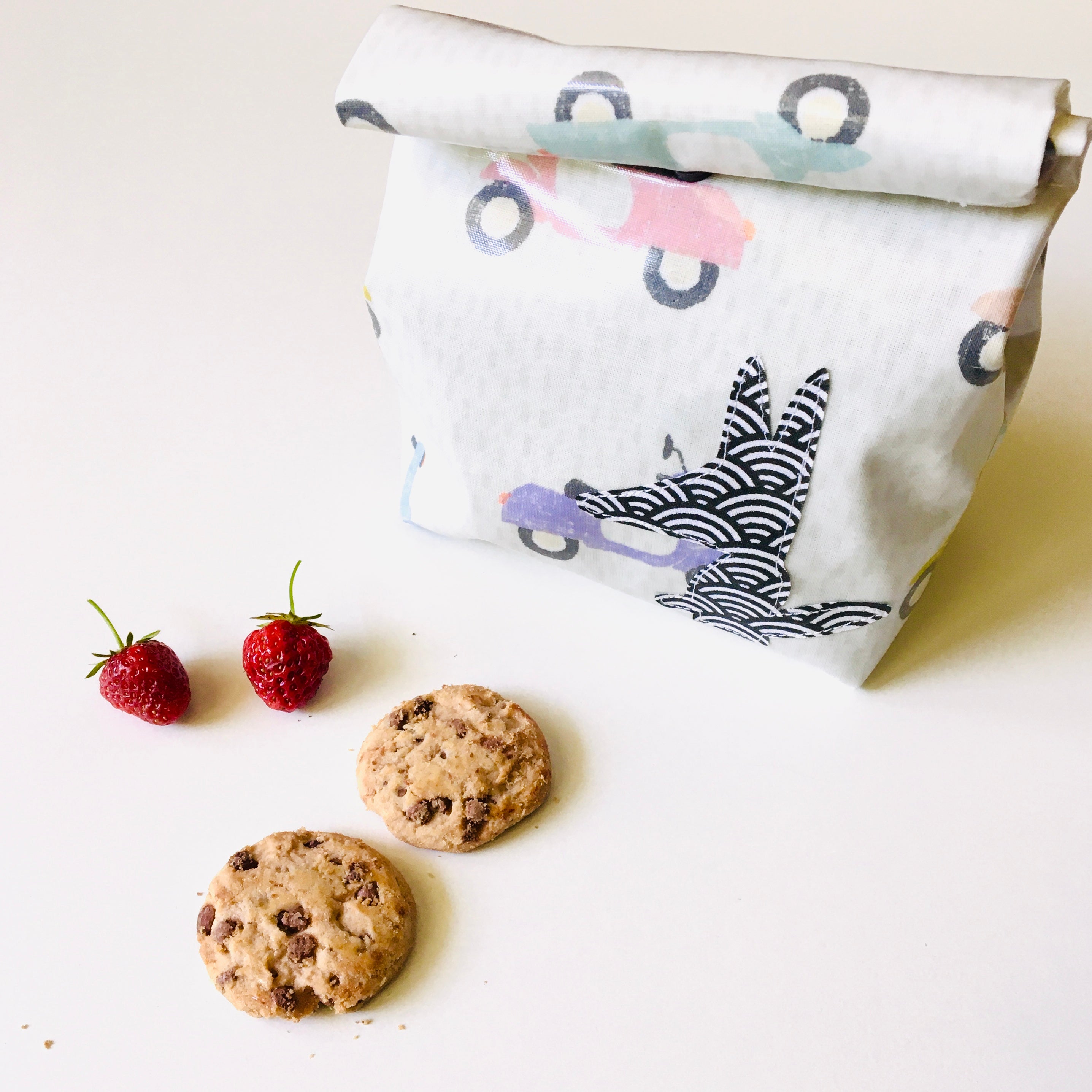 PIOLOU Le lunch-bag PM lunch bag scooters enduit 15 x 13 x 8 cm