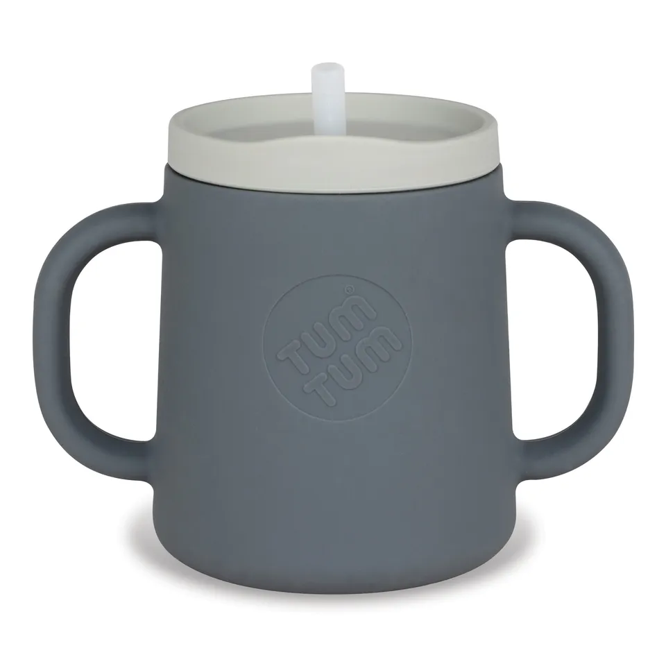 Tum Tum Cups 3 Way Trainer Cup gobelet d’apprentissage gris 180 ml
