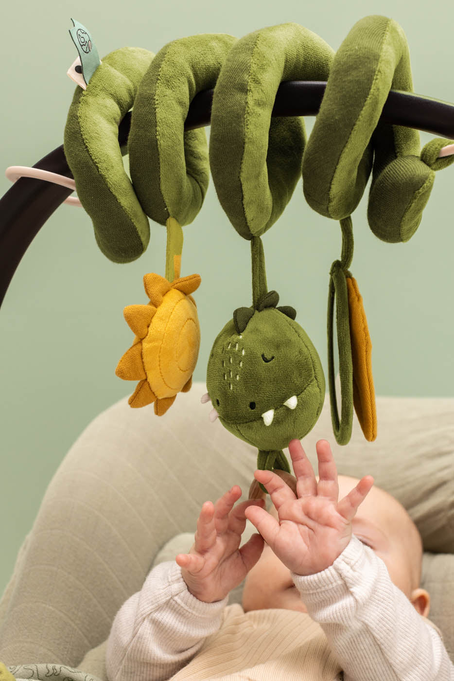 Trixie Baby Jouets d'activités Mr. Dino spirale d’activités 3 jouets
