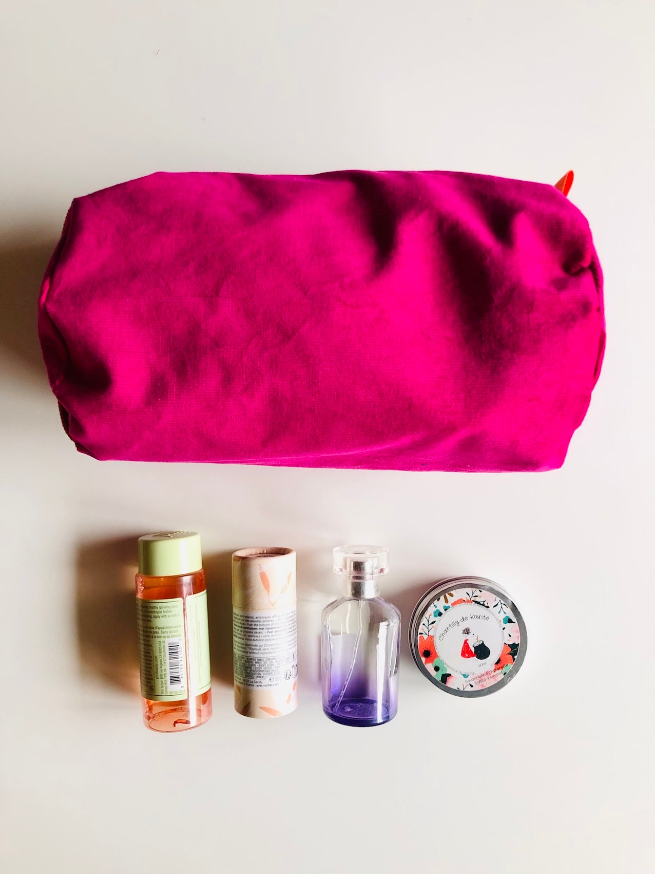 PIOLOU La Trousse de Toilette Trousse de toilette velours PM 20 x 12 cm