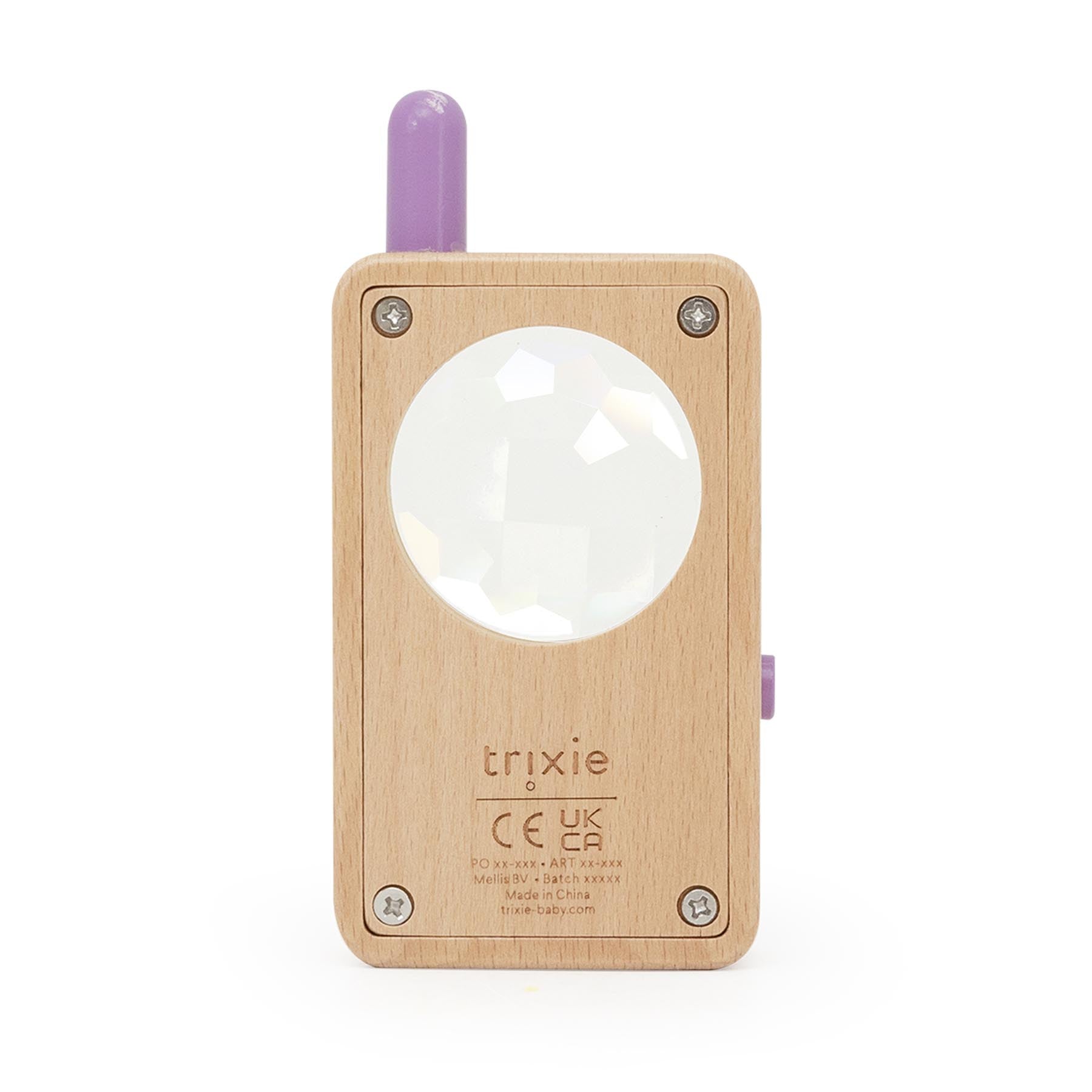 Trixie Baby Jeu symbolique talkie-walkie en bois Mrs. Peacock