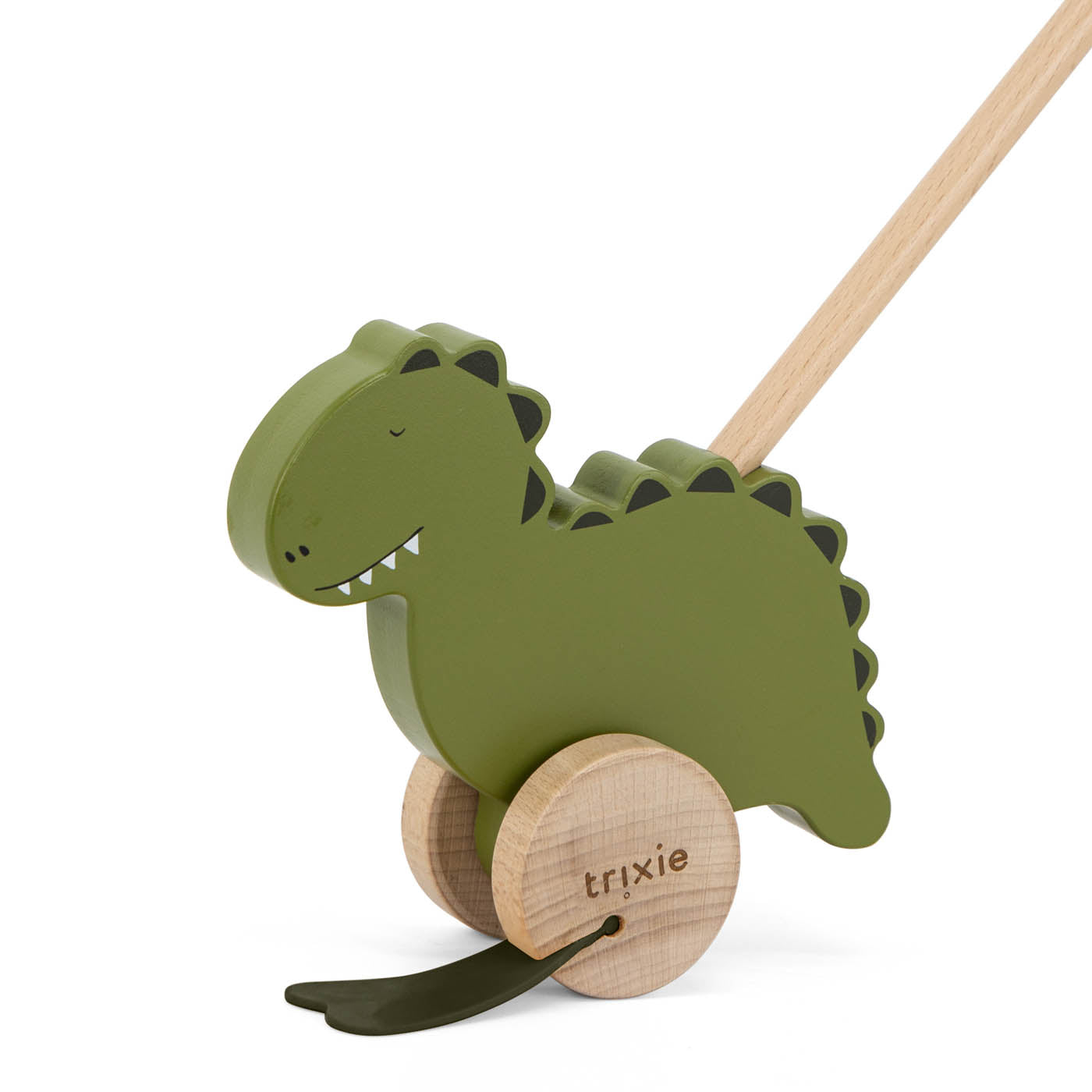 Trixie Baby Mr. Dino jouet à pousser en bois