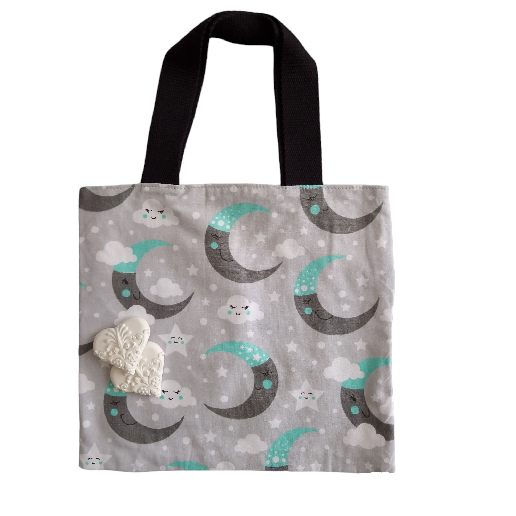 Rose et rêves dorés Sacs divers P’tit tote bag enfant réversible Bonne nuit
