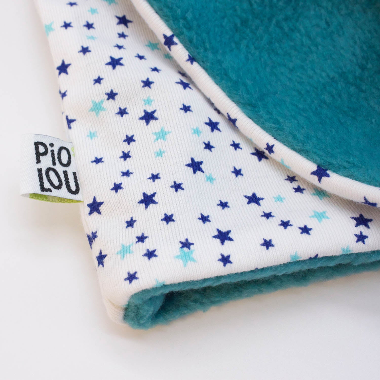 PIOLOU Le Tour de Cou tour de cou enfant réversible bleu étoiles