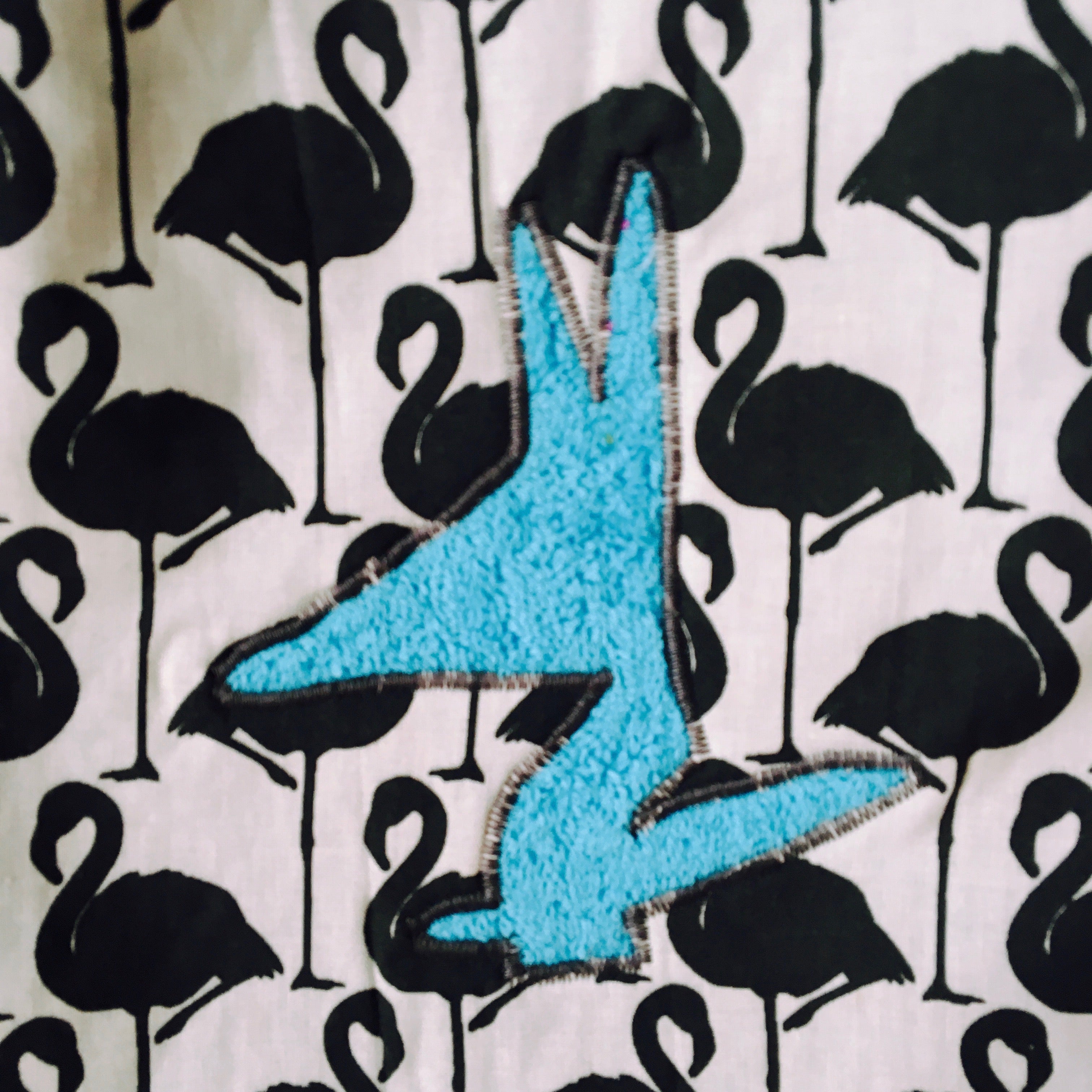 PIOLOU Le Bavoir bavoir flamands noirs éponge bleu PM