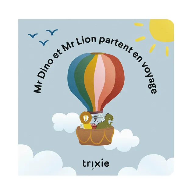 Trixie Baby Dino et Lion partent en voyage livre de conte français