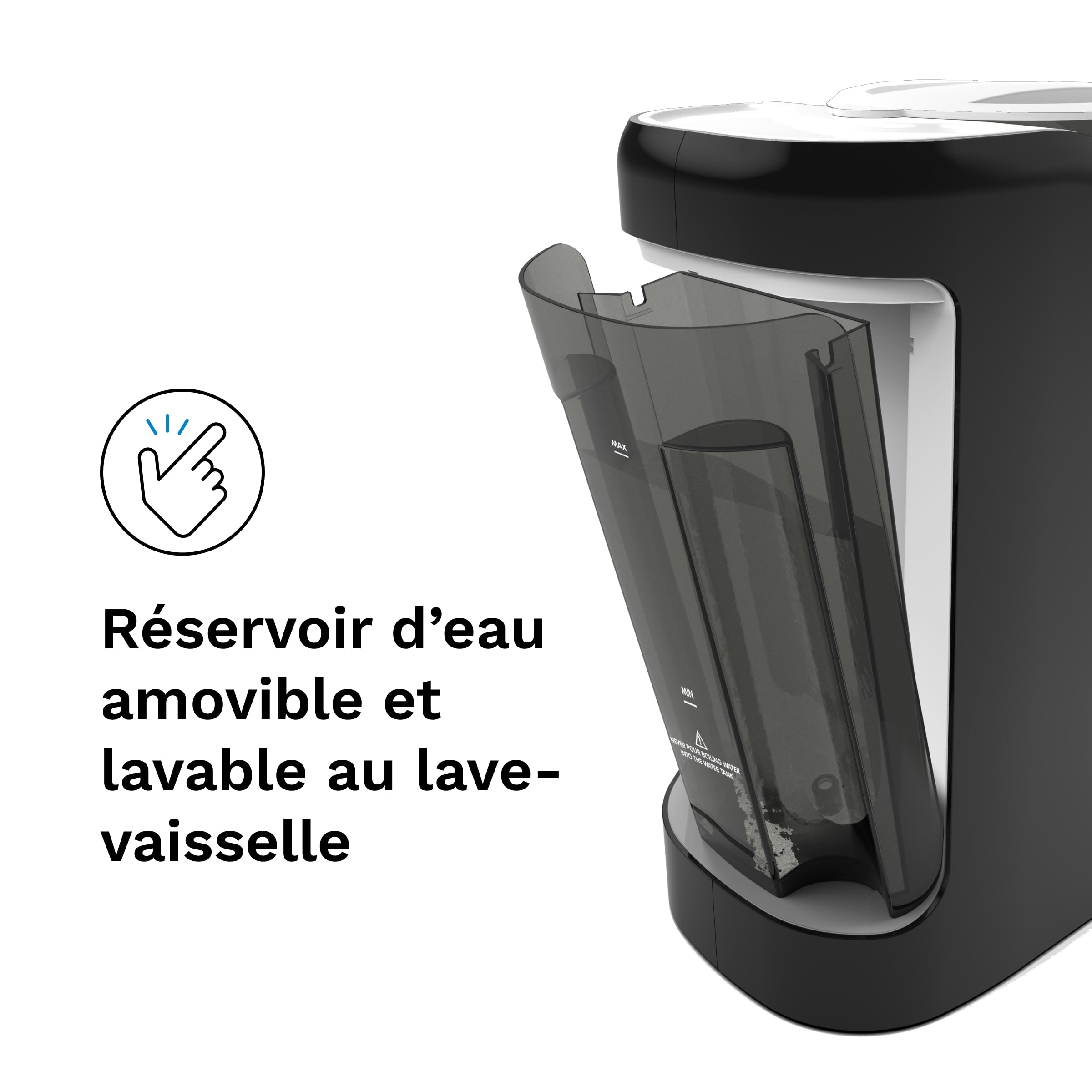 Baby Brezza Formula Pro Advanced préparateur de biberon noir et blanc automatique
