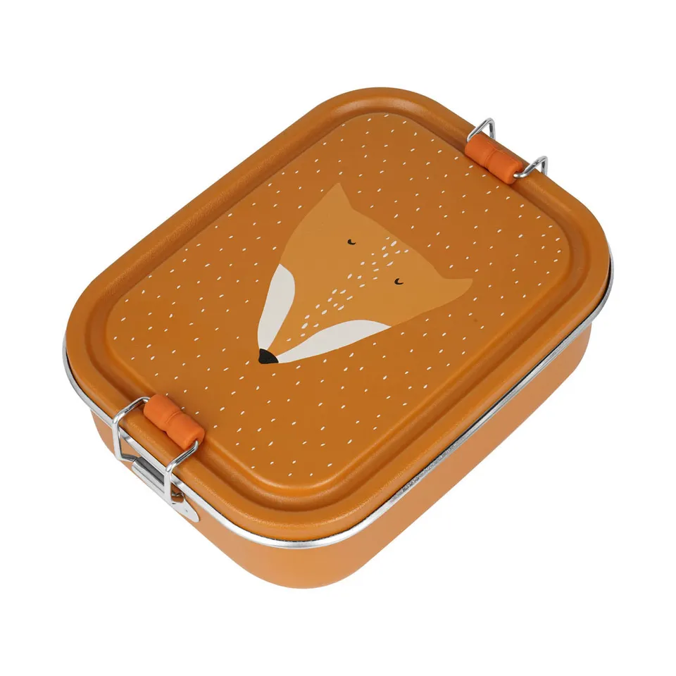 Trixie Baby Boîtes à goûter et boîtes repas boîte repas petite Mr. Fox en inox