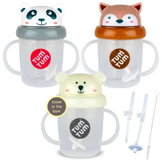 Tum Tum Cups Tippy Up Cups Series 3 Bundle E tasse à paille lestée