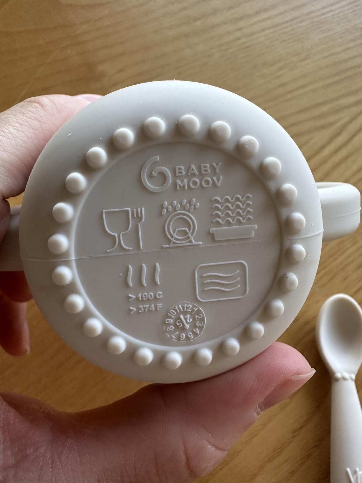 Babymoov Comme Un Grand coffret repas bébé beige terracotta silicone