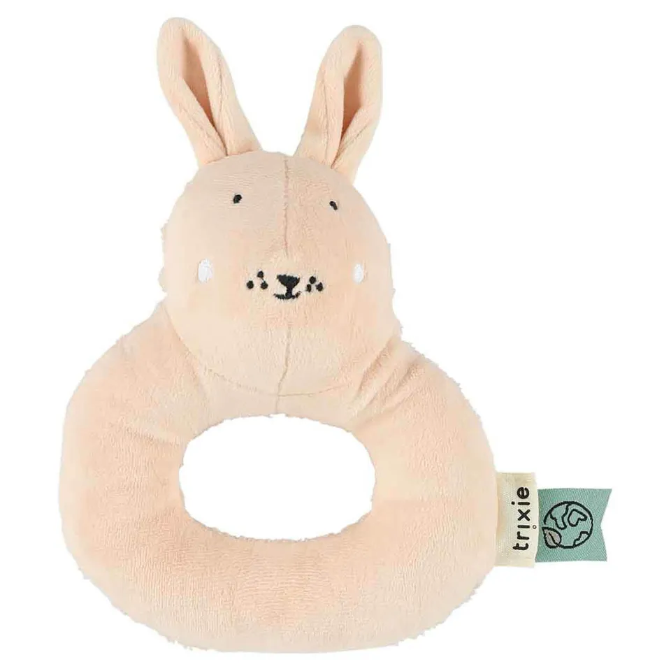 Trixie Baby Premiers jouets Hochet Mrs. Rabbit