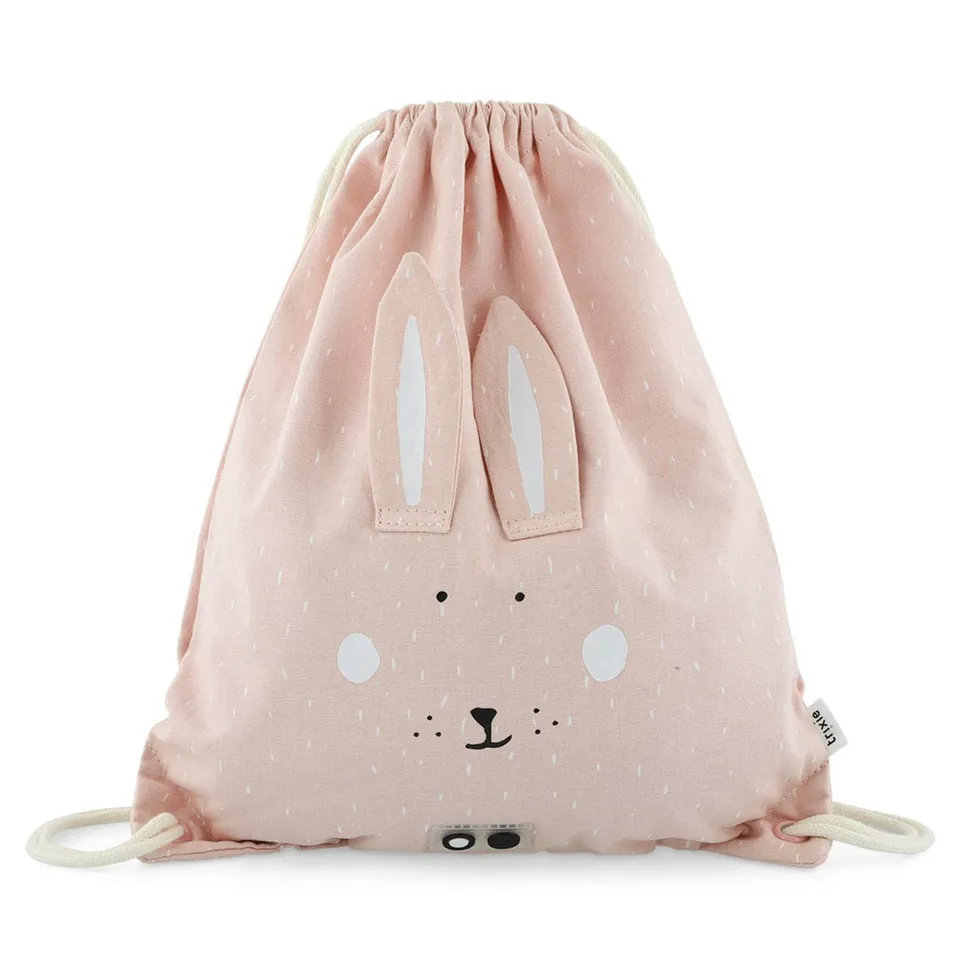 Trixie Baby Sacs à cordon Sac de gym Mrs. Rabbit sac imperméable