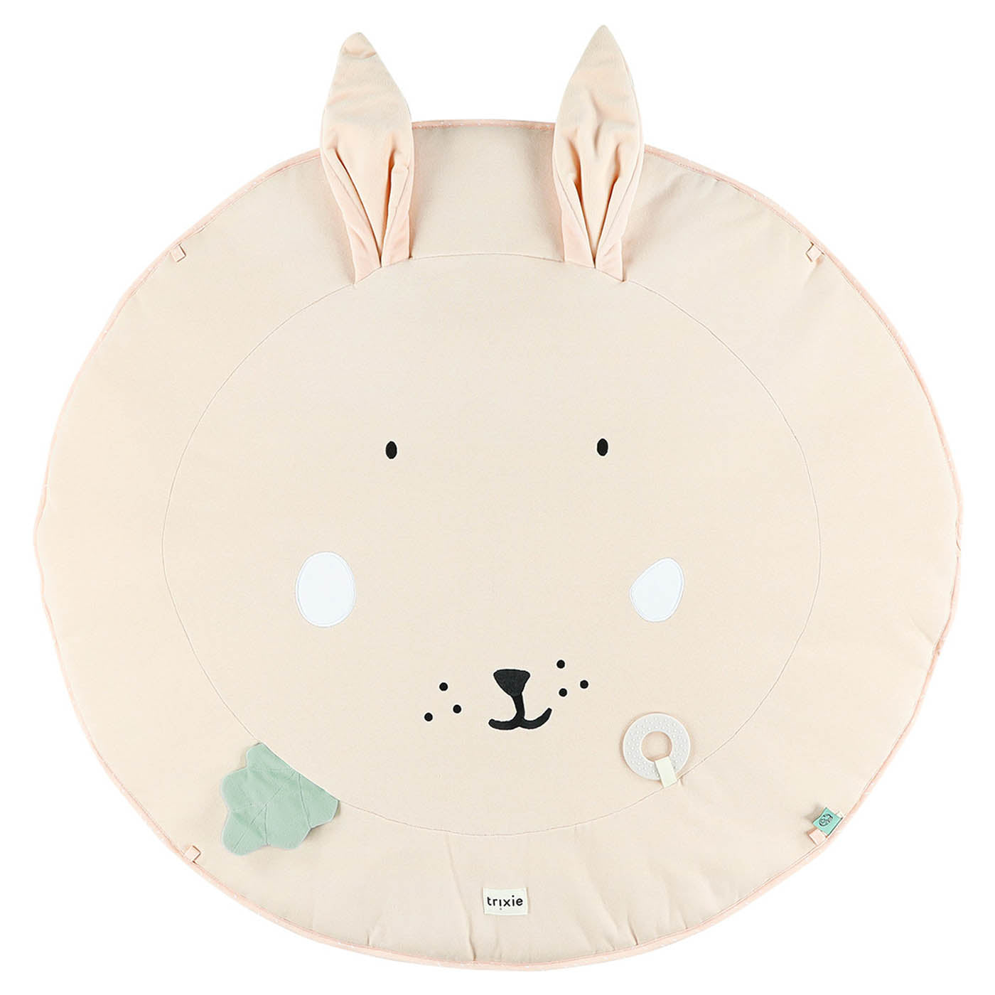 Trixie Baby Tapis d’éveil Mrs. Rabbit tapis de jeux avec arches