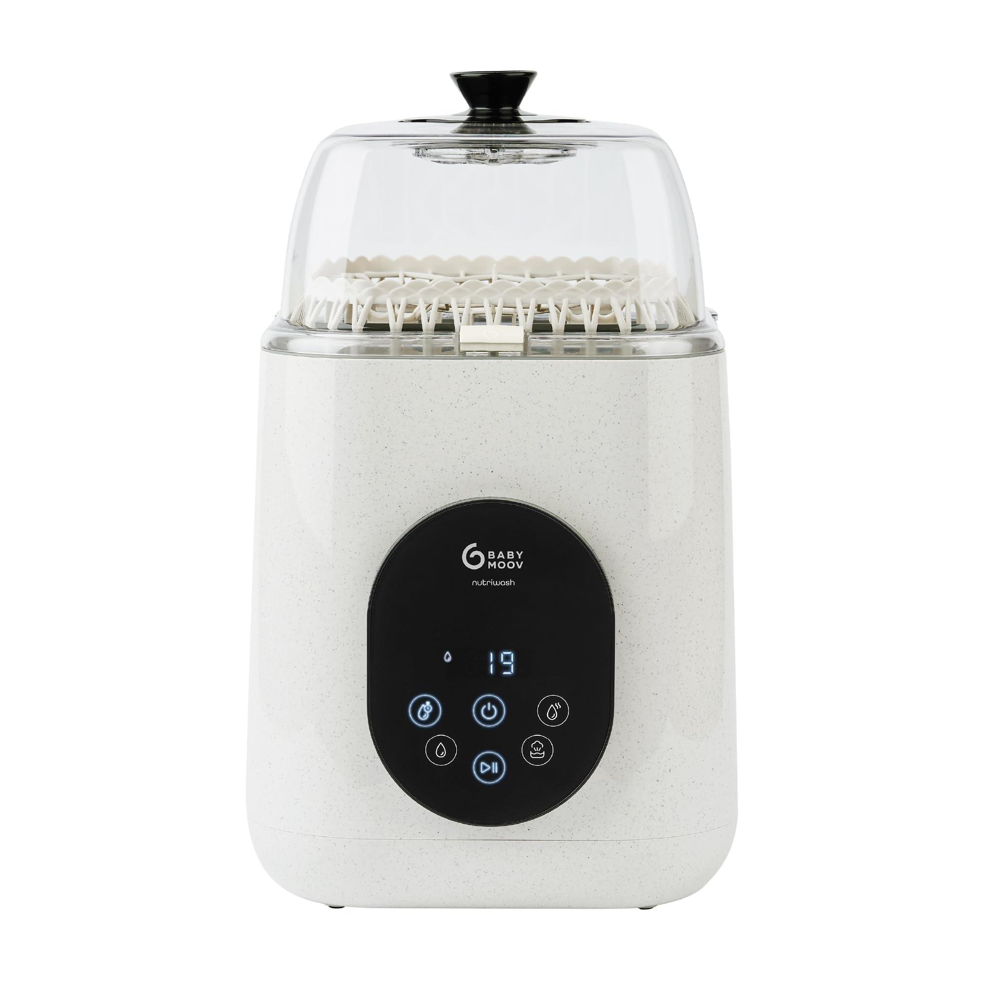Babymoov Nutribaby / Duo Meal NutriWash lave-biberon électrique 4-en-1 beige
