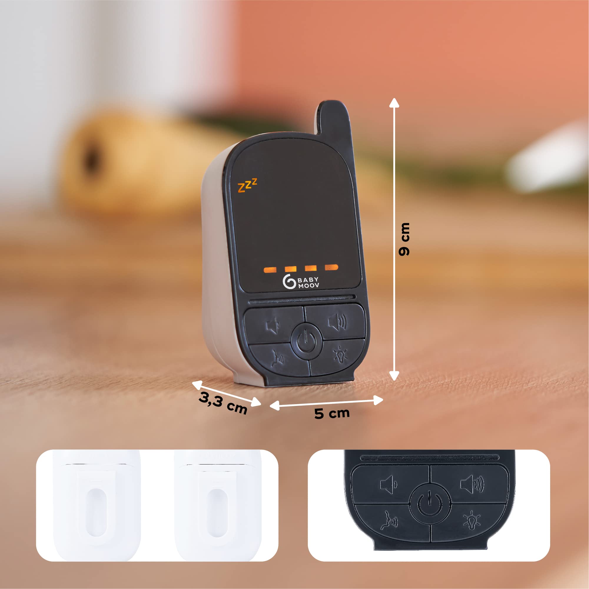 Babymoov YOO Handy Care babyphone audio portée 500 m avec veilleuse
