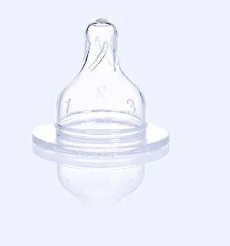 Natae Tétines tétine col large silicone +18 mois pour liquide épais