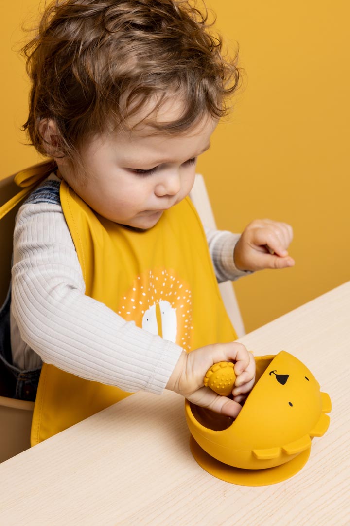 Trixie Baby Sets de repas Premier set repas bébé, Mr. Lion, silicone