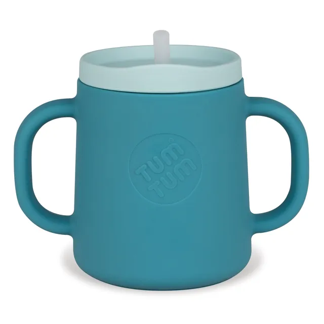 Tum Tum Cups 3 Way Trainer Cup gobelet d’apprentissage bleu 180 ml