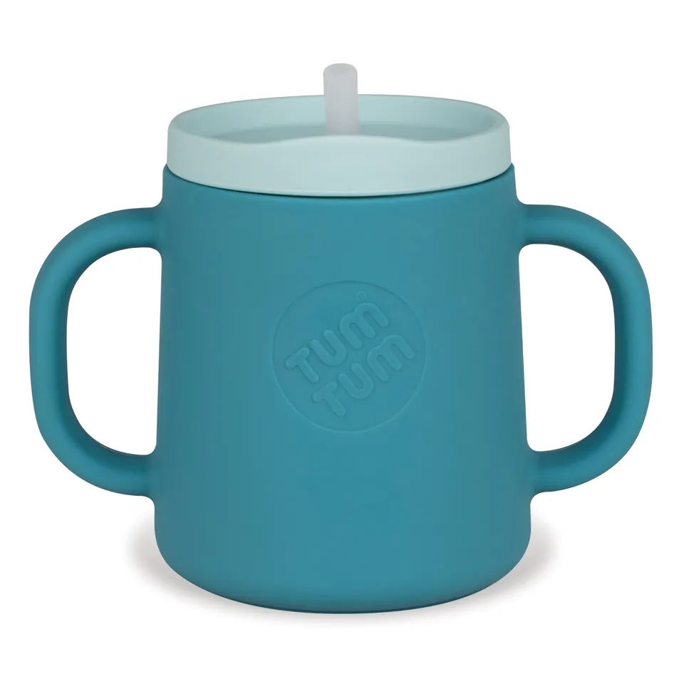 Tum Tum Cups 3 Way Trainer Cup gobelet d’apprentissage bleu 180 ml