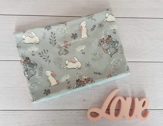 Rose et rêves dorés Chèches, foulards, snoods Snood doux petits lapins tour de cou 4-24 mois