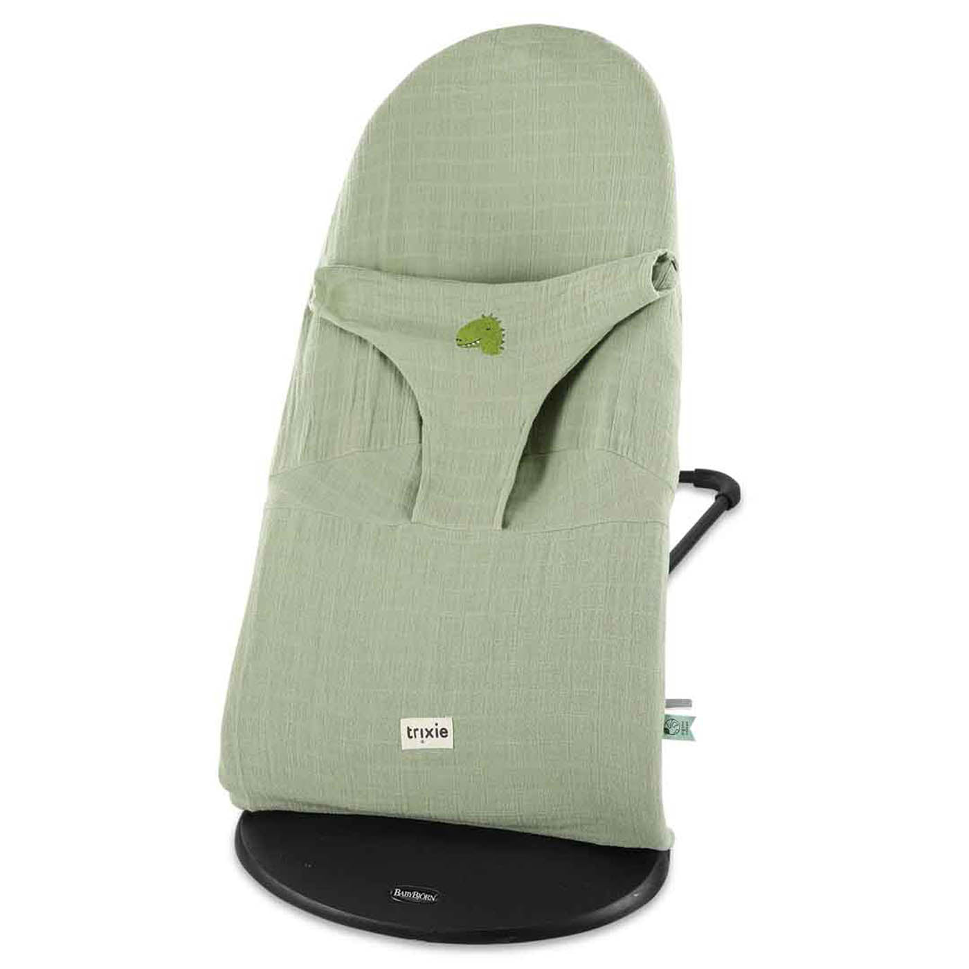 Trixie Baby Housse de protection relax BabyBjörn Bliss Sage Mr. Dino coton