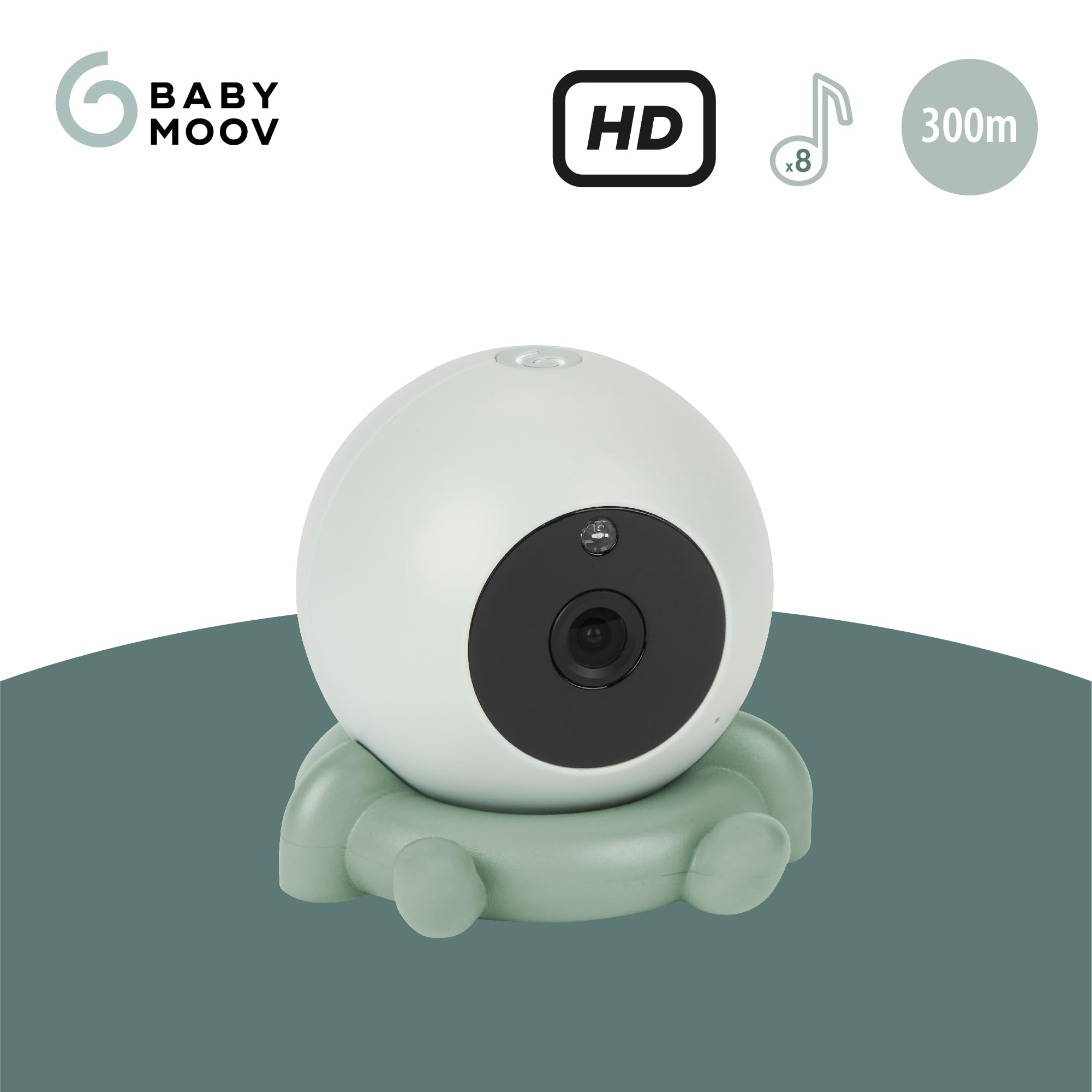 Babymoov YOO Go+ HD caméra additionnelle rechargeable 10 h 8 berceuses