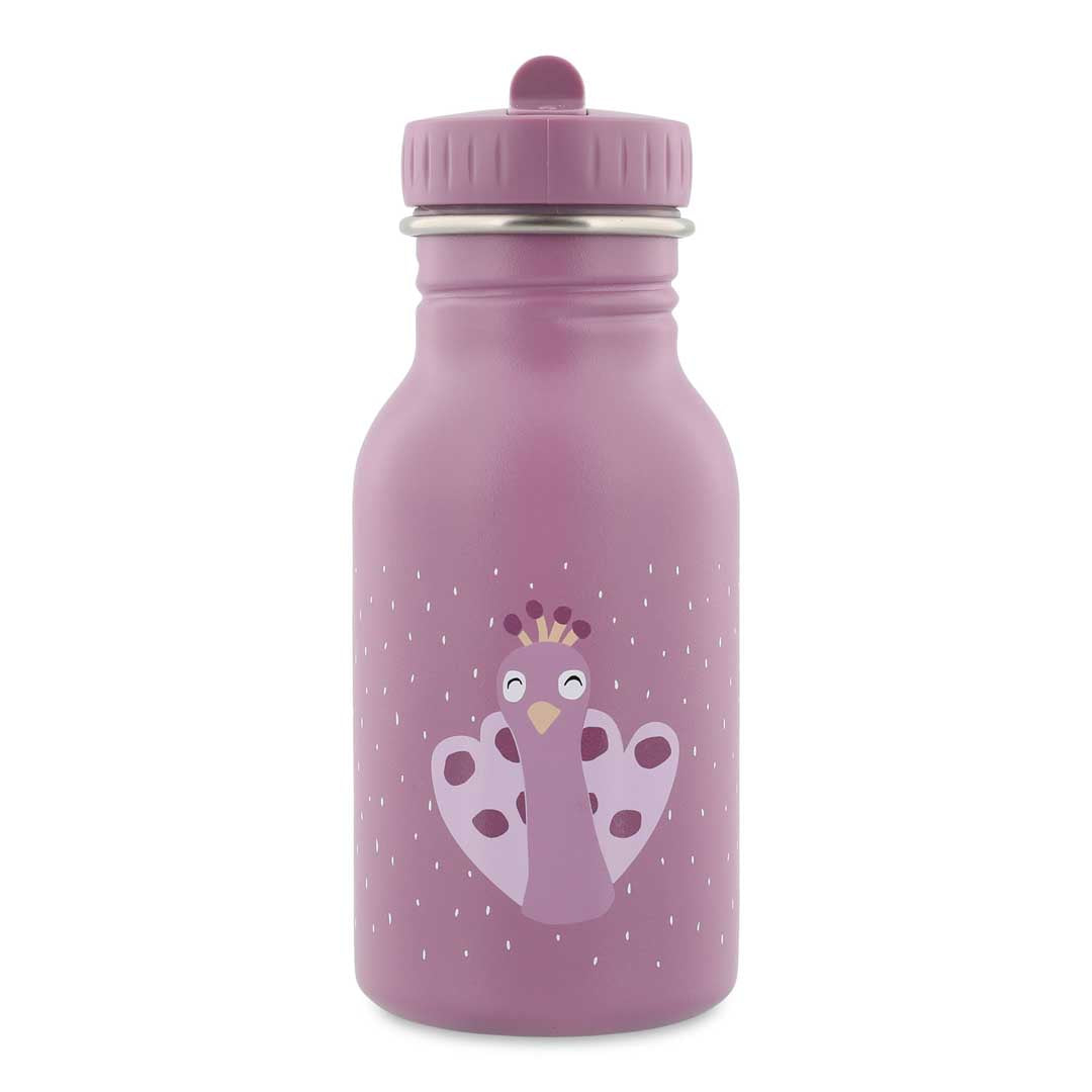 Trixie Baby En déplacement Gourde 350 ml Mrs. Peacock en acier inoxydable