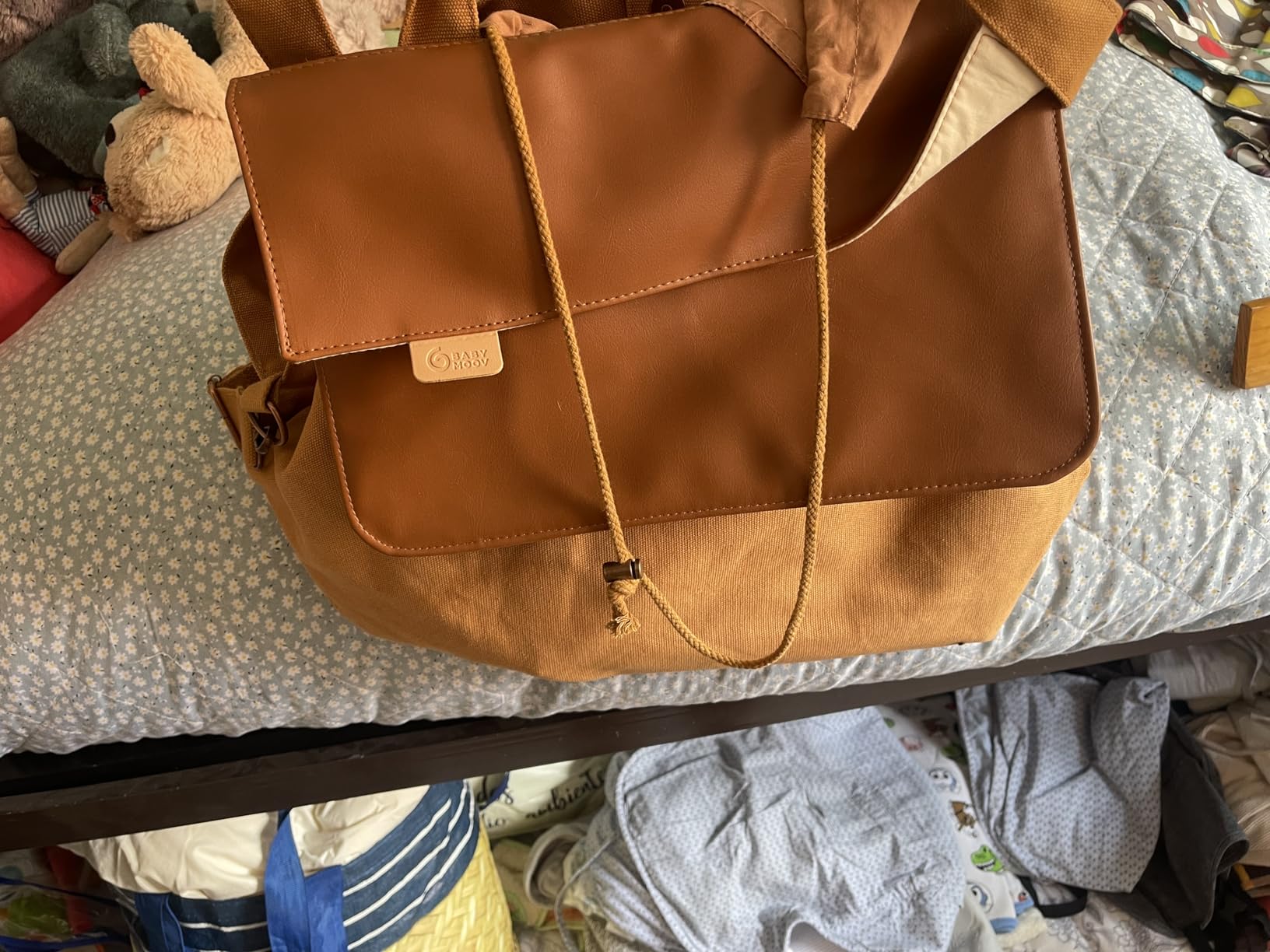 Babymoov Moov Tote Bag sac à langer 40 L Bouclettes Camel