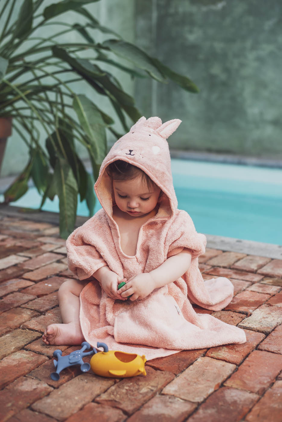 Trixie Baby Ponchos Poncho Mrs. Rabbit coton bio