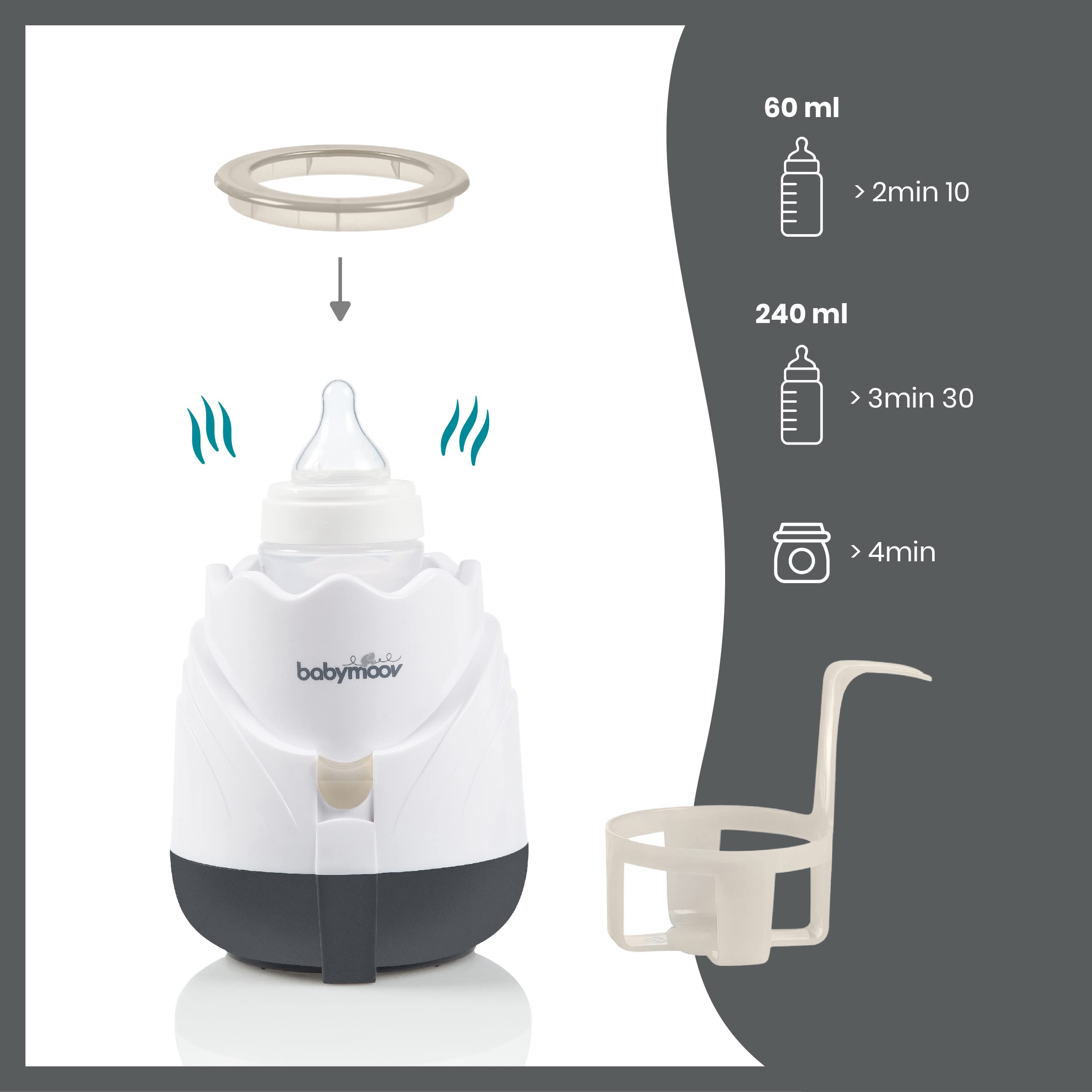 Babymoov Nutribaby / Duo Meal Tulip chauffe-biberon universel vapeur