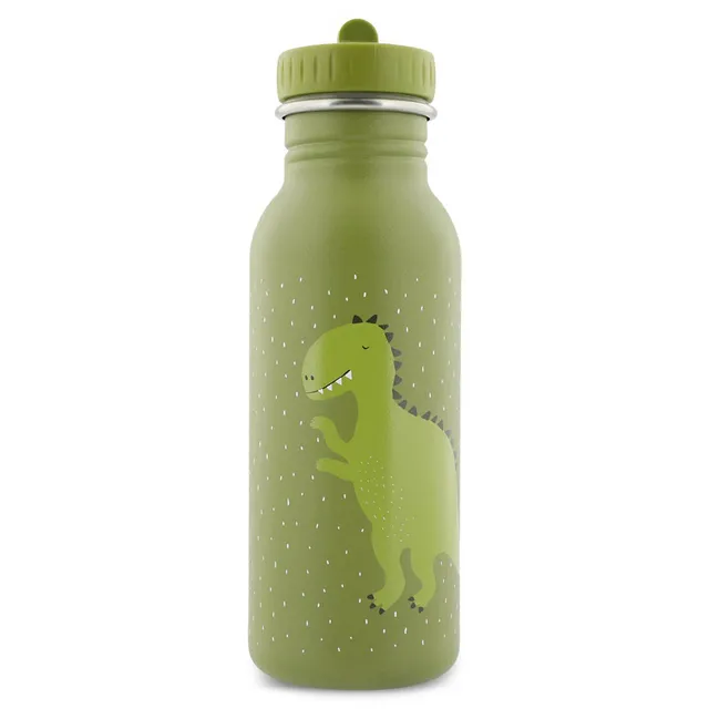 Trixie Baby En déplacement Mr. Dino gourde 500 ml en acier inoxydable