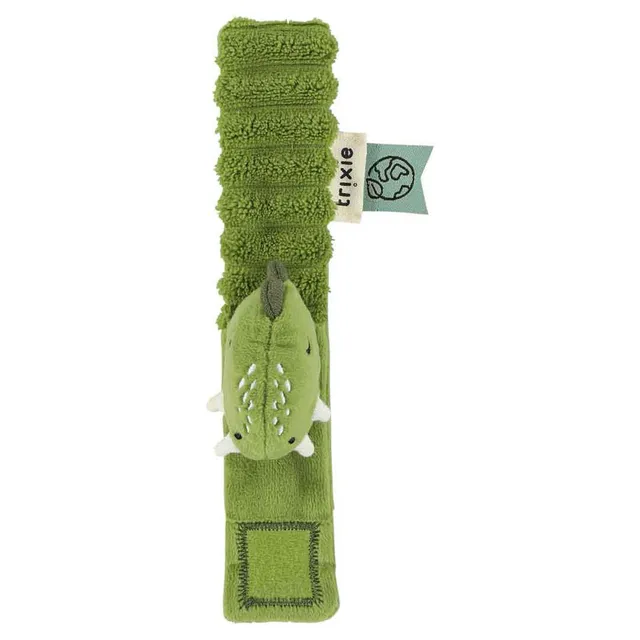 Trixie Baby Premiers jouets Hochet bracelet Mr. Dino bébé doux