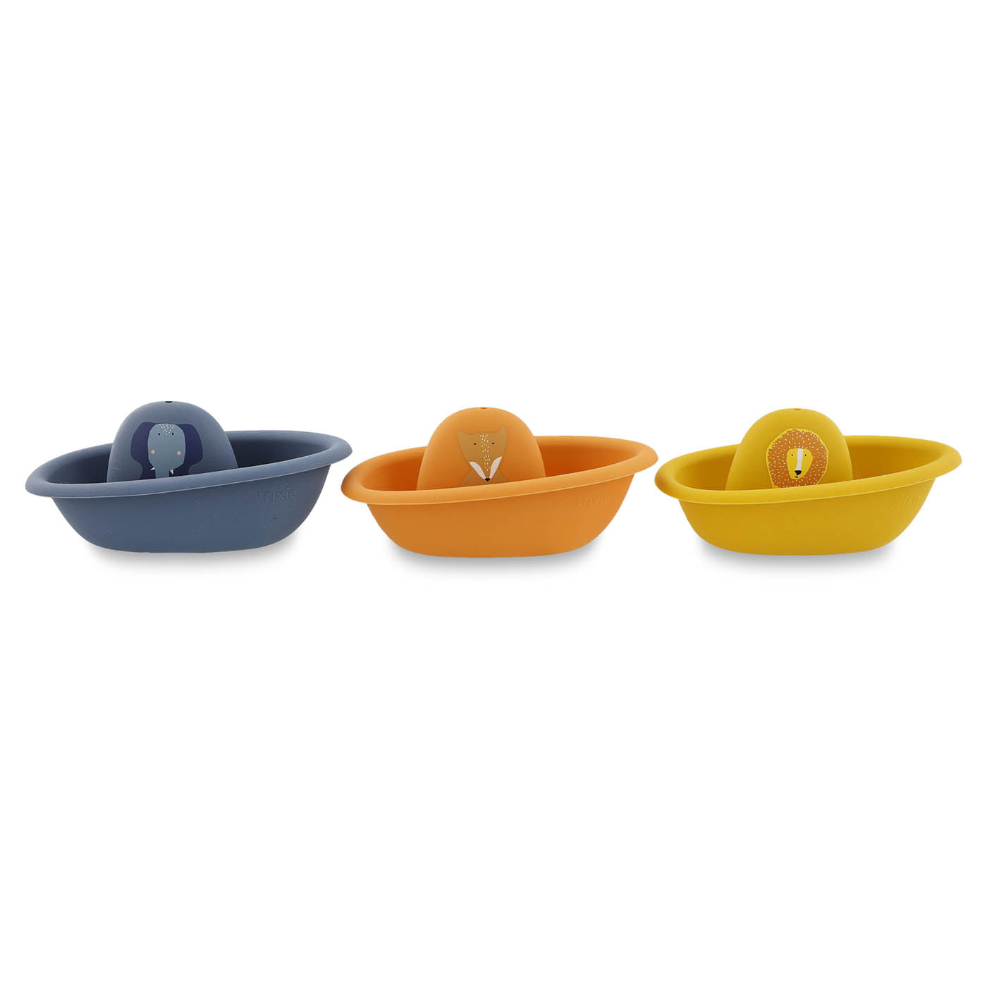 Trixie Baby Jouets de bain Bateaux empilables 3 pcs jouet de bain