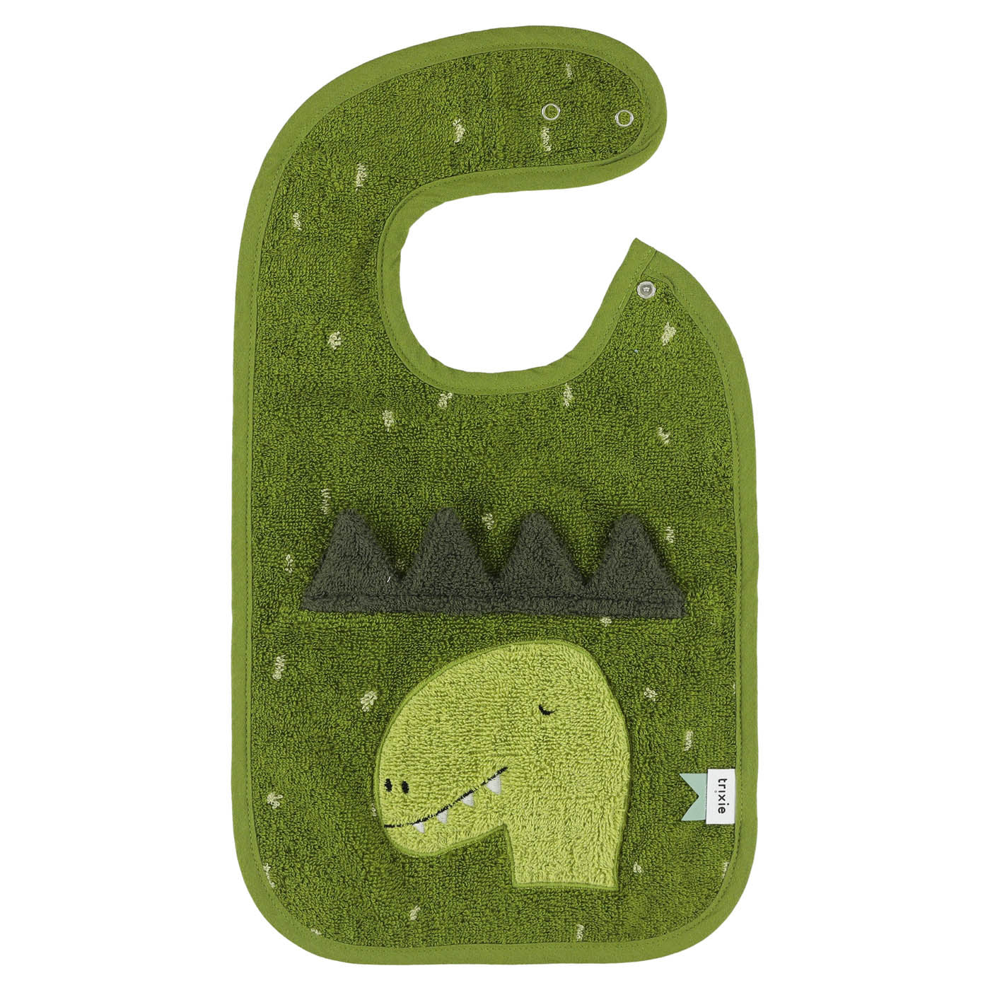 Trixie Baby Bavoirs Bavoir Mr. Dino coton biologique