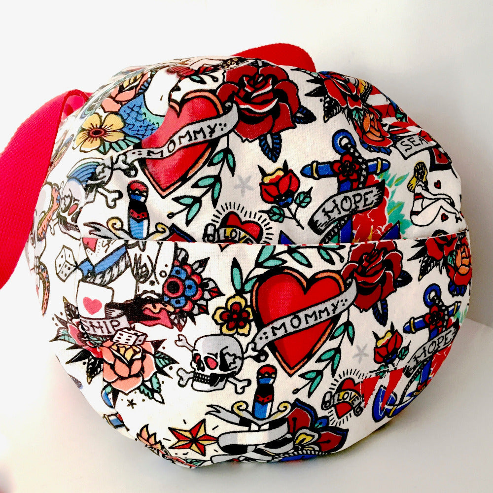 PIOLOU Le Sac Polochon Tatoo sac sport imperméable rouge