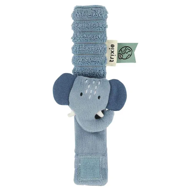 Trixie Baby Premiers jouets Hochet bracelet Mrs. Elephant tout doux
