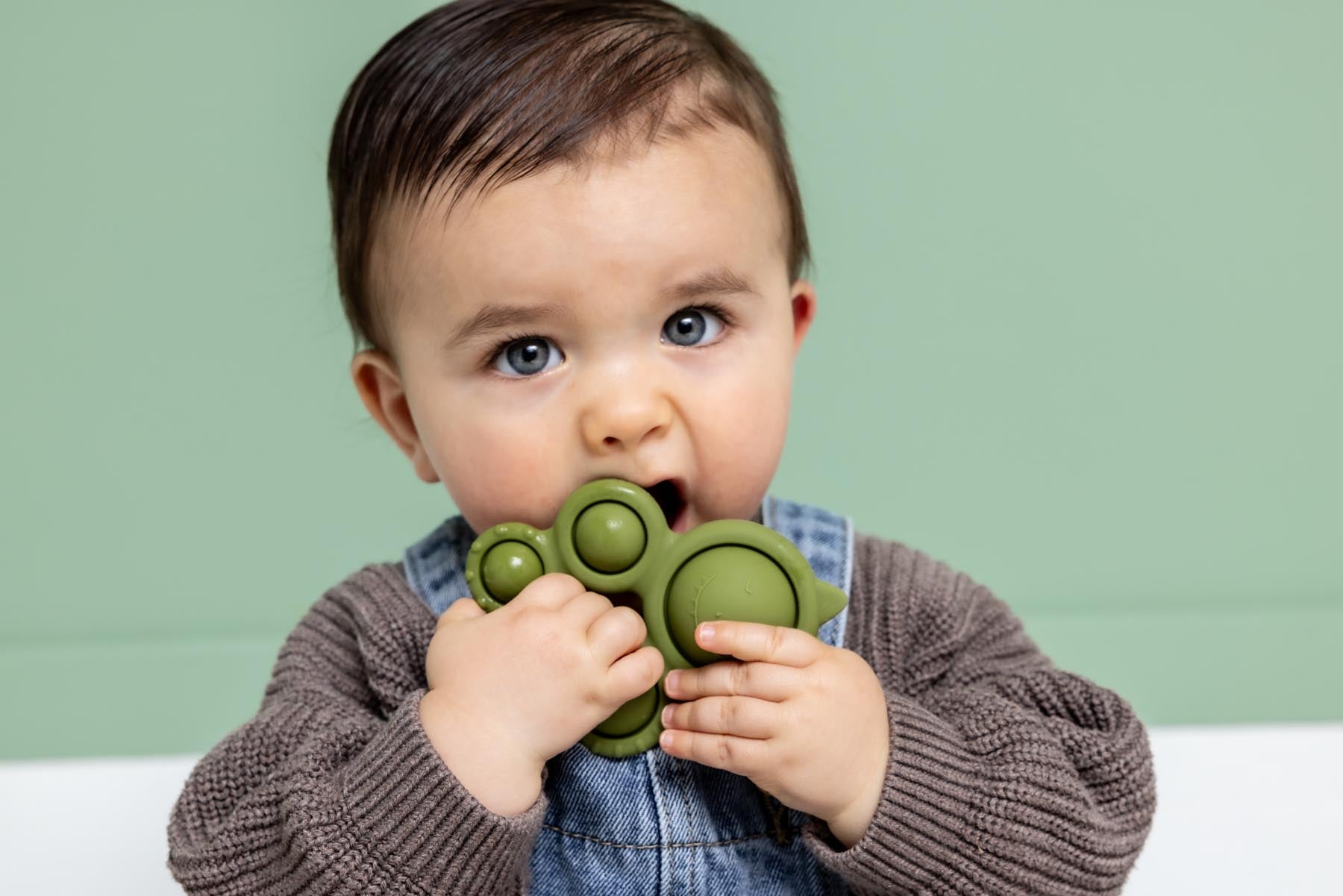Trixie Baby Jouets sensoriels Jouet pop-it en silicone Mr. Dino