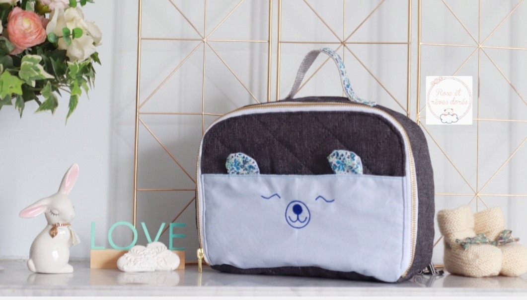 Rose et rêves dorés Créations sur-mesure Valisette Marmelade l’Intemporel personnalisable