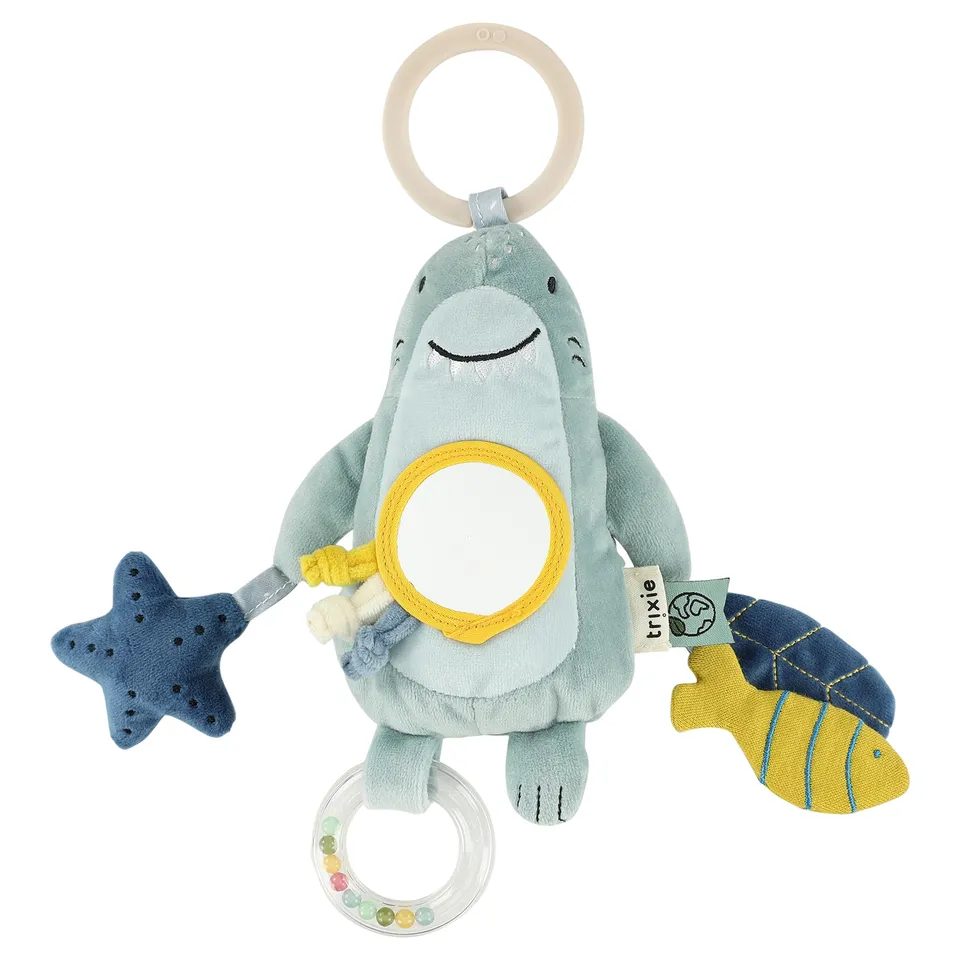 Trixie Baby Jouets d'activités jouet d’activités à suspendre Mr. Shark