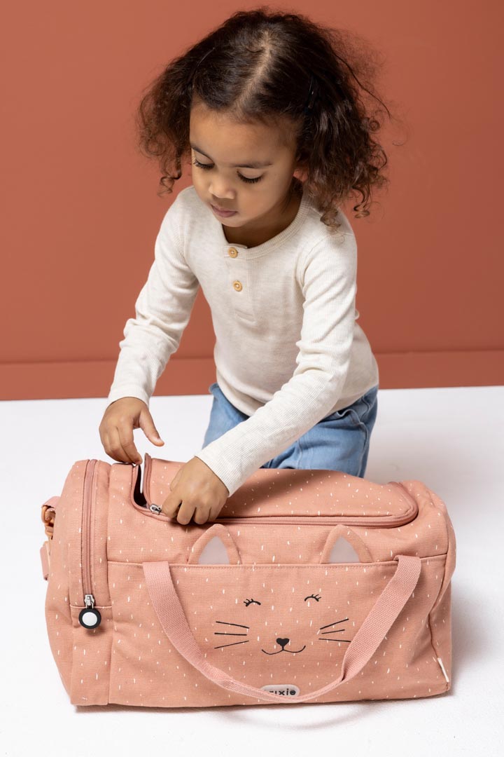 Trixie Baby Sacs de sport Sac de sport enfant Mrs. Cat avec poche zippée