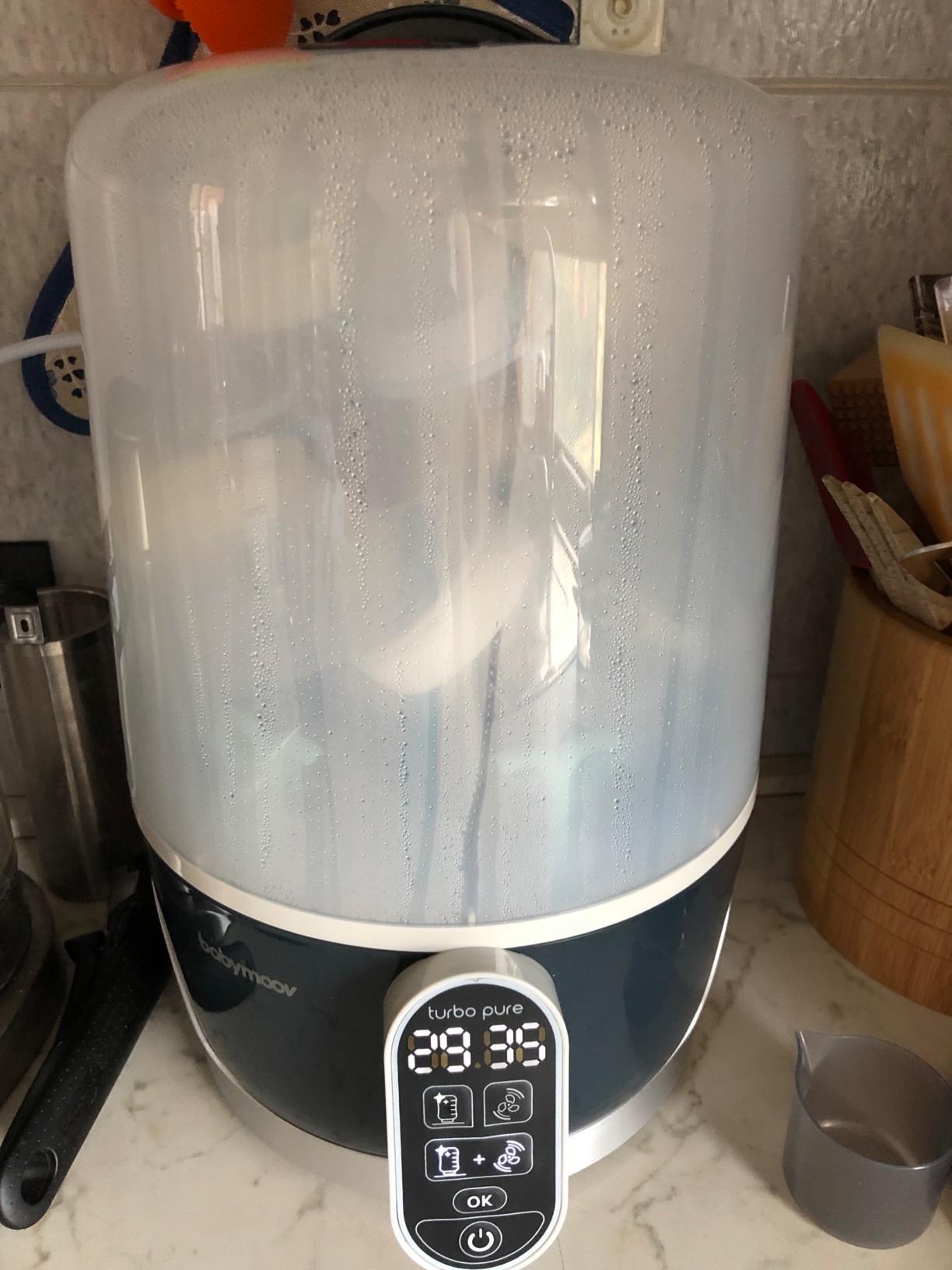 Babymoov Nutribaby Duo Meal Turbo Pure stérilisateur et sèche-biberon 5 en 1