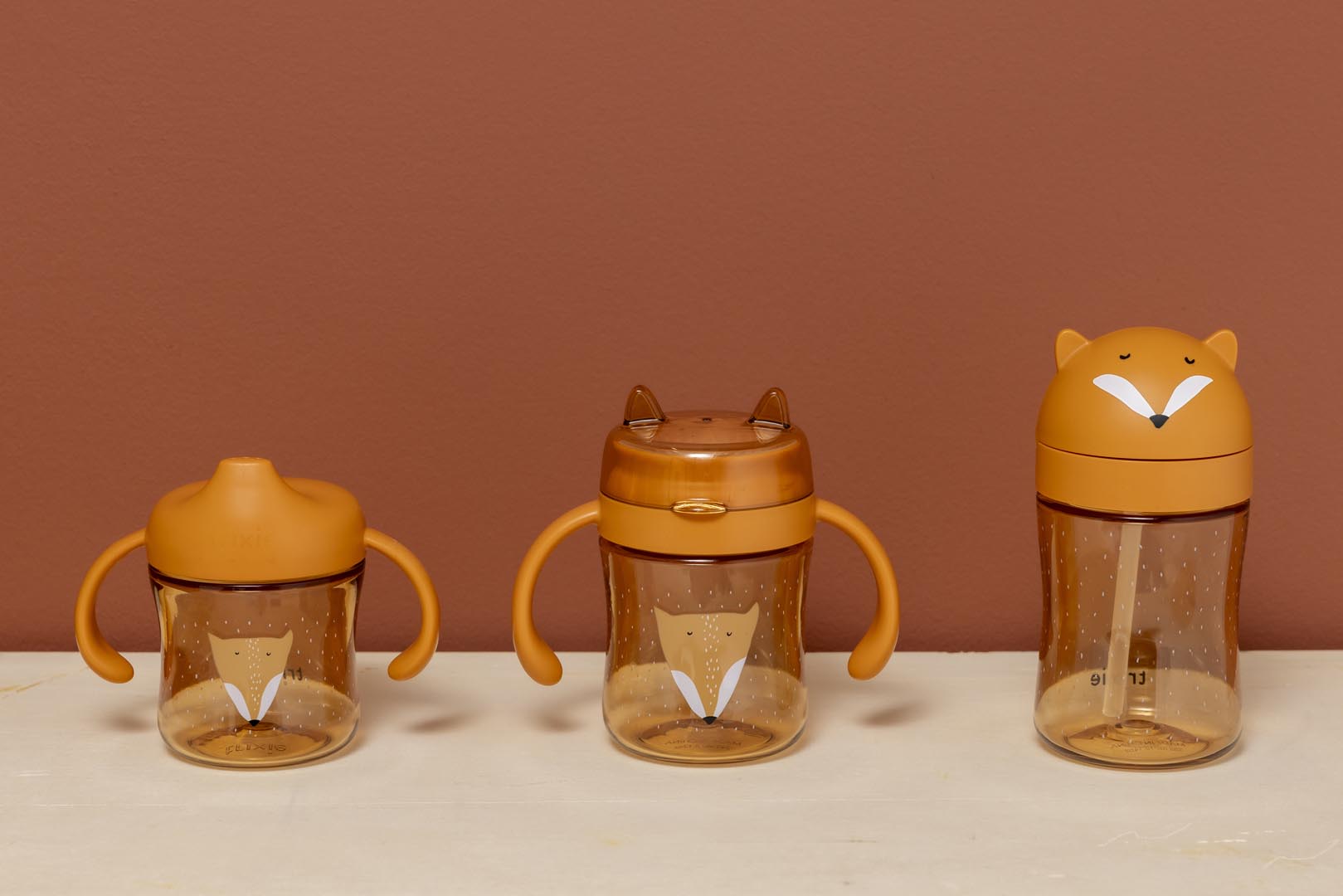 Trixie Baby Tasses et gobelets Mr. Fox gobelet 360° à poignées