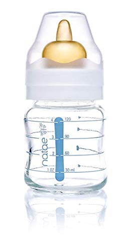Natae Biberons coffret de 3 biberons en verre col large