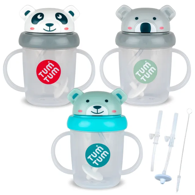 Tum Tum Cups Tippy Up Cups Series 3 Bundle A tasse bébé paille lestée