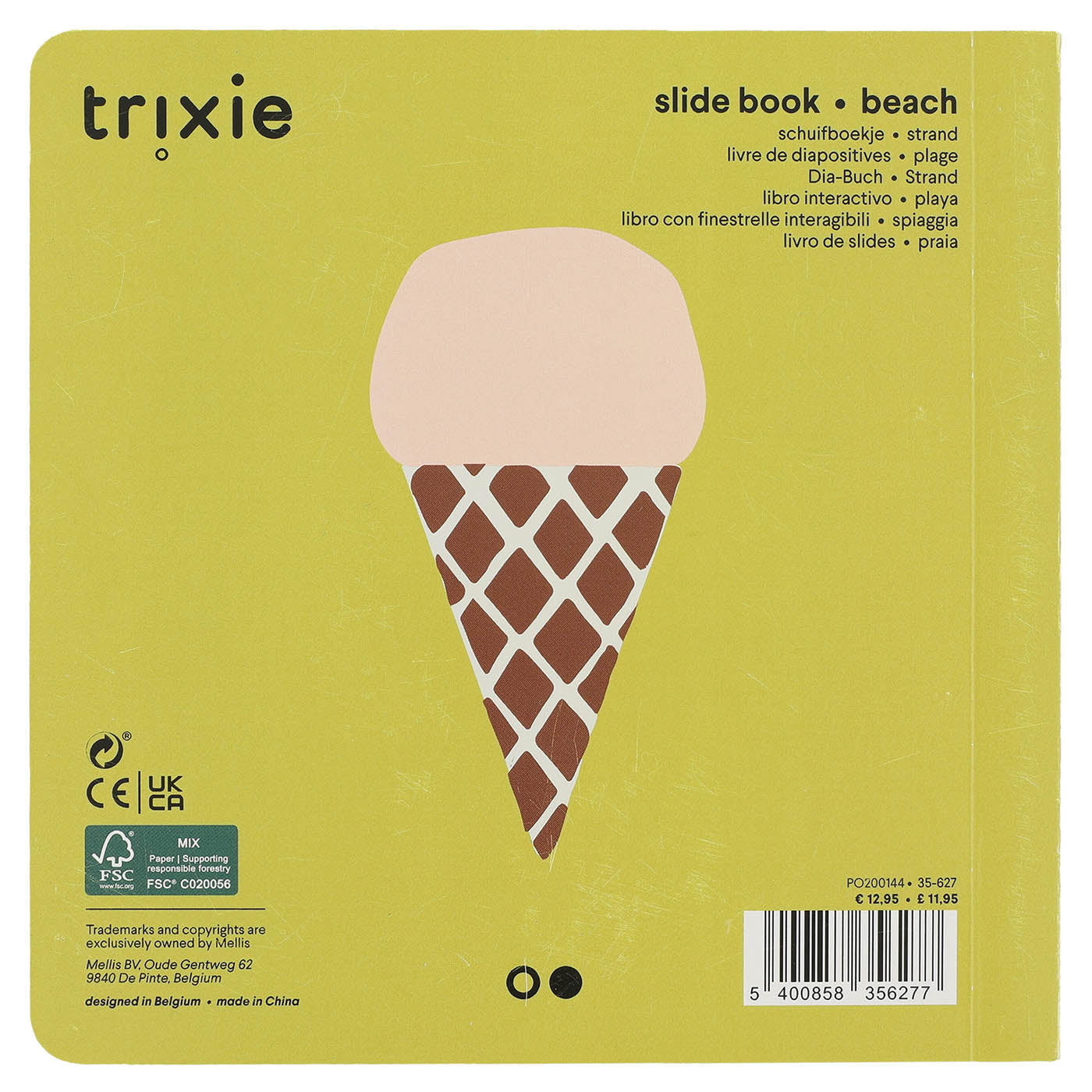Trixie Baby Jeux, puzzles & livres Livre de diapositives Plage